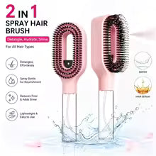 2-In-1 Detangling Hair Spray Brush