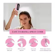 2-In-1 Detangling Hair Spray Brush