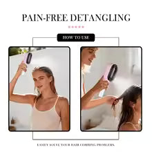 2-In-1 Detangling Hair Spray Brush
